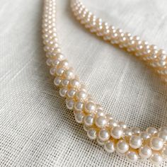 Berkshire Vintage Pearl Necklace - Bellestyle Vintage Pearl Necklace, Pearl Statement Necklace, Pearl Necklace Vintage, Vintage Pearl, Vintage Pearls, Travel Pouch, Faux Pearl, Lobster Clasp, Freshwater Pearls