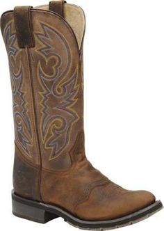 Womens Work Western Tobacco and Tan Double H Boot John Deere Boots, Kids Cowboy Boots, Country Things, Motorcycle Saddlebags, Cowboy Gear, Twisted X Boots, Harley Davidson Boots, Motorcycle Jackets