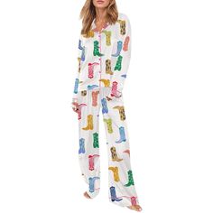 PRICES MAY VARY. Material: Our preppy pjs are made of soft, lightweight and breathable polyester blend, providing you with an comfortable wearing experience when sleep and relax. Design: Western pajamas for women, cartoon appearance, cowboy boot/bow/bunny pattern/etc. Casual style, showcasing your languid lifestyle. Occasions: This matching pj set for women is ideal as sleepwear, loungewear, outfits or casual daily wear, suitable for pajamas party, wedding night, honeymoon, party, anniversary, e Casual White Button-up Sleepwear, Relaxed Fit Sleepwear With Buttons For Loungewear, Casual White Sleepwear For Pajama Party, Casual Sleepwear With Buttons For Sleepover, Spring Button-up Sleepwear For Pajama Party, Relaxed Fit Sleepwear With Button Closure For Pajama Party, Casual Spring Button-up Sleepwear, Spring Sleepwear With Button Closure For Sleepover, Casual Sleepwear With Button Closure For Lounging