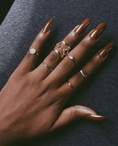 18 Black Girl Nail Designs You Need in Your Life - Beautiful Dawn Designs Nails Black Women, Acrylic Nail Designs Classy, Girls Nail Designs, Emerald Nails, Kutek Disney, Unghie Sfumate, Makeup Hacks Beauty Secrets