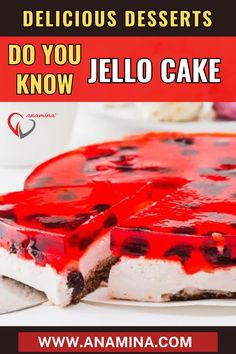 delicious desserts do you know jello cake is made with only 3 ingredients?