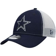 Gear up for the next Dallas Cowboys game with this Basic Trucker 9FORTY hat. This New Era cap features stylish mesh panels and a snapback closure for a perfect fit. Stay cool when the on-field action heats up with this Dallas Cowboys hat. Brand: New Era Curved bill Embroidered graphics with raised details Imported Material: 100% Cotton - Front Panels and Visor; 100% Polyester - Mid and Rear Panels Mid Crown Mid and rear mesh panels Officially licensed One size fits most Snapback Solid front pane Sports Mesh Trucker Hat, Mesh Snapback Hat For Baseball Season Sports Events, Sports Mesh Back Baseball Cap, Hip Hop Trucker Hat With Visor For Sports, Six-panel Mesh Sports Hat, Mesh Six-panel Hat For Sports Events, Mesh Snapback Hat For Sports Events, Breathable Mesh Six-panel Hat For Sports Events, Mesh Trucker Baseball Cap For Sports Events