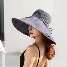 Viva Large Brim Chambrey Hats - 4 Colors Linen Hat, Beach Bucket Hat, Hats Beach, Wide Brim Hat Summer, Hats Summer, Summer Hats Beach, Linen Summer, Wide Brim Sun Hat, Summer Hat