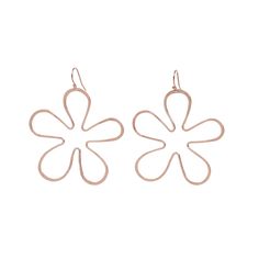 Playful, fun and full of that contagious spring energy. Flora is lightweight, has great movement and are oh so adorable. Sm: 1.25"Med: 2" Spring Rose Gold Flower Jewelry, Rose Gold Flower Earrings For Summer, Chic Summer Jewelry With Flower Charm, Rose Gold Flower Shaped Jewelry For Spring, Rose Gold Flower-shaped Jewelry For Spring, Rose Gold Drop Flower Earrings For Spring, Trendy Hypoallergenic Rose Gold Earrings, Trendy Nickel-free Spring Jewelry, Rose Gold Flower Jewelry For Summer