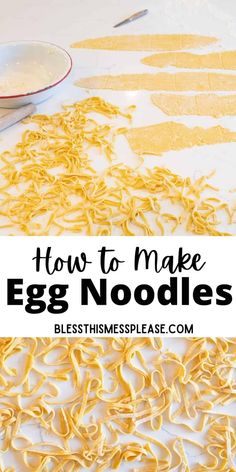 how to make egg noodle noodles in less than 10 minutes with this easy recipe