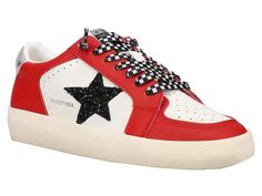 Vintage Havana: Reflex 12 in Red Multi - J. Cole ShoesVINTAGE HAVANAVintage Havana: Reflex 12 in Red Multi Vintage Havana Sneakers, Havana Shoes, All White Sneakers, Glitter Fashion, Studded Sneakers, Mule Sneakers, Silver Sneakers, Vintage Havana, Star Sneakers