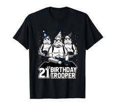 PRICES MAY VARY. Officially Licensed Star Wars Apparel 19STRW00472A Lightweight, Classic fit, Double-needle sleeve and bottom hem Star Wars Apparel, Darth Vader Shirt, 50th Birthday Shirts, Star Wars Outfits, Disney Gift, Star Wars Stormtrooper, Star Wars Birthday, Disney T, Star Wars Party