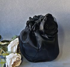 Elegant satin bag / money bag / purse ! Ideal for your wedding day, night out, party ,special occasion Color: black Decorated with gorgeous organza flower and beads- You can choose other color Fabric : satin and organza Lining : poliester Closes and opens due to elastic , very comfortable for aduls and and children. Size : approx. 18 cm x 18 cm We accept credit cards! Elegant Satin Finish Evening Bag, Elegant Satin Evening Bag With Satin Finish, Elegant Formal Bags With Satin Finish, Elegant Party Bag With Satin Finish, Satin Evening Bag With Satin Lining For Parties, Satin Evening Bag With Satin Lining, Black Pouch Evening Bag For Wedding, Wedding Evening Bag With Satin Lining, Elegant Satin Finish Evening Bag For Party