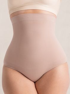 Shapermint Essentials All Day Every Day High-Waisted Shaper Panty Compressive High-waist Shapewear Bottoms, Shaping High-cut Leg Solid Bottoms, High Stretch Smoothing Beige Bottoms, High Waist Smoothing Beige Bottoms, High Rise Seamless Solid Bottoms, Solid Color Seamless High-rise Bottoms, High Waist Compression Bottoms With Smoothing, High Stretch Shapewear Bottoms With Contoured Waistband, High Waist Shaping Bottoms With Wide Waistband