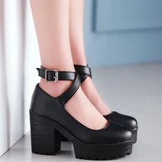 Mary Janes & Flats – MODAKAWA Mary Janes Shoes, Mary Jane Platform Shoes, Dr Shoes, Chunky Shoes, Cosplay Shoes, Platform Mary Janes, Mary Jane Shoes