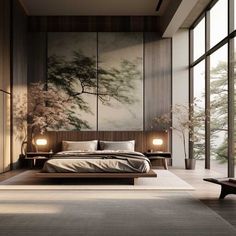 Relaxing Room Ideas Zen Modern, Feng Shui Bedroom Decor, Zen Style Bedroom, Zen Bedroom Decor, Japanese Bedroom Design, Asian Bedroom, Zen Bedroom Ideas, Design Ložnic, Zen Interiors