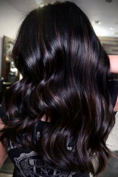 Dimensional Brunette, Bombshell Hair, Highlights Ombre, Black Hair Balayage, Dark Brunette Hair, Chocolate Hair, Brown Hair Balayage, Dark Brown Hair Color, Hair Color Ideas For Brunettes