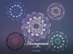 an image of the logo for hexagram spam