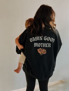 Damn Good Mother Sweatshirt, Mom Apparel Mom Life Sweatshirt, Mom Shirt, Mothers Day Gift - Etsy Brooke Aesthetic, 2025 Aesthetic, Relaxed Streetwear, Faceless Account, Mom Apparel, Good Mother, Sublimation Ideas, Womens Hoodies, Gildan Sweatshirts