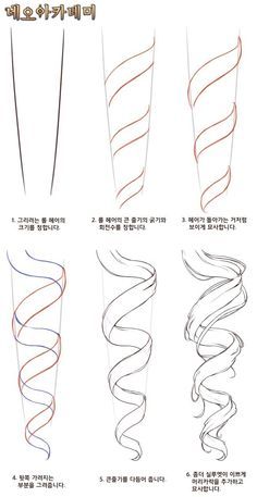 different types of spirals are shown in this drawing lesson for begin to learn how to draw