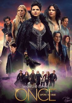 the movie poster for once upon time