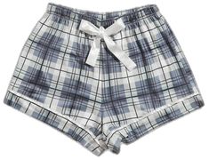 Slytherin Script, Plaid Pajama Shorts, Collage Items, Rhinestone Art, Women's Sleepwear, Plaid Pajamas, Lingerie Outfits, Sleepwear Sets, Elastic Waist Shorts