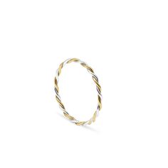 Our twisted ring is a stylish and modern piece of jewellery that is sure to make a statement. This ring features a sleek and elegant design with a twisted detail that adds a touch of whimsy and movement to the ring. The ring is made of high-quality recycled 9k yellow gold and silver and has a shiny finish. The twisted two-tone detail adds a unique and eye-catching element to the ring, making it a perfect choice for those who love stylish and modern fashion. This ring is suitable for any occasion; stacked or worn alone and is perfect for those who love to make a statement with their style. Wear it as a standalone piece to make a statement, or pair it with other silver and gold jewellery for a cohesive and stylish look. A stacking ring can be worn alone or stacked with other rings to create Gold Twist Ring, Gold Bar Earrings Studs, Alternative Wedding Bands, Award Winning Jewelry, Twisted Ring, Bar Stud Earrings, Twist Ring, Recycled Silver, Contemporary Jewellery