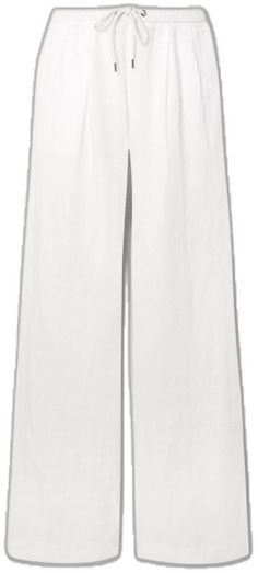 Chic Summer Pull-on Style Pants, Chic Pull-on Style Summer Pants, Chic Summer Pants With Pull-on Style, Daywear Wide Leg Pull-on Bottoms, Chic Summer Pull-on Pants, Wide Leg Bottoms With Pull-on Style For Daywear, Wide Leg Pull-on Bottoms For Daywear, Summer Straight Pants With Pull-on Style, Ankle-length Summer Pants For Daywear