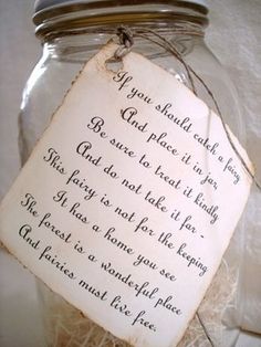 a glass jar filled with some type of paper and writing on the label that says, you should not be able to fly