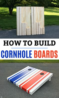 how to build cornhole boards with instructions for beginners and advanced players in the game