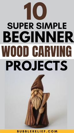 10 Simple Beginner Wood Carving Projects Anyone Can Carve Beginner Wood Carving, Wood Carving Projects, Best Hobbies, Something From Nothing, Wood Carving Art Sculpture, Whittling Projects, Carving Projects