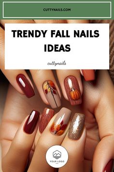 Get ready to embrace the beauty of autumn with our ultimate guide to fall nails! From rich, warm hues like deep burgundy and burnt orange to eye-catching nail art featuring leaves, pumpkins, and cozy patterns, we have everything you need to elevate your manicure this season. Discover trendy techniques such as ombre effects, matte finishes, and glitter accents that perfectly capture the essence of fall. Our easy-to-follow tutorials and expert tips make it simple to achieve stunning looks at home, Statement Nails, Fall Nails Ideas, Fall Nail Ideas, Fall Nail Trends, Seasonal Nails, Trendy Nail Design, Nail Nail