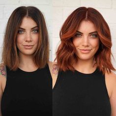 Hottest Haircuts, Hairstyles Trending, Amber Hair, Flattering Hairstyles, Middle Part Hairstyles, Hair Color Auburn, Honey Blonde Hair, Blonde Hair Shades, Haircut And Color