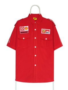 Hello friends! FOLLOW MY SHOP - vintage and luxury clothes , everyday new items. Ferrari official licensed 1996 marlboro shirt Condition : 9/10 Size on tag : XL 1. shoulders - 50 cm - 19,68 inch 2. armpit to armpit - 59 cm - 23,22 inch 3. length - 77 cm - 30,31 inch All my accounts on eBay: fox_ed     - https://www.ebay.com/usr/fox_ed fox_ed_2 - https://www.ebay.com/usr/fox_ed_2 fox_ed_3 - https://www.ebay.com/usr/fox_ed_3 Some items are in used condition and will show signs of wear, please see Collared Cotton Shirt With Logo Print, Collared Cotton Shirt With Logo, Cotton Collared Shirt With Logo Print, Classic Short Sleeve Shirt With Logo Print, 90s Style Red Cotton Shirt, 90s Red Shirt For Streetwear, 90s Red Streetwear Shirt, 90s Style Short Sleeve Shirt With Logo Print, Classic Logo Print Shirt For Streetwear