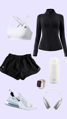 Netball Outfits, Cheer Practice Outfits, Tennis Fits, Volleyball Outfit, Gym Sets, Sports Outfits