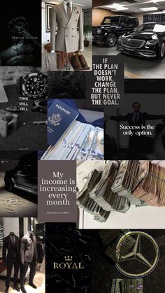 Vision Board Book, Vision Board Success, Creative Vision Boards, Bad Boy Quotes, Genos Wallpaper, Vision Board Examples, Positive Wallpapers, Vision Board Wallpaper, Gentleman Aesthetic