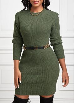 Color:Olive Green;Size:S;Size:M;Size:L;Size:XL;Size:2XL;Size:3XL;Size:4XL;Size:5XL;Package Contents:1 X Dress;Occasion:Other;Style:Casual; Army Green Dress Outfit Casual, Olive Dress Outfit, Army Green Dress Outfit, Short Long Sleeve Dress, Green Dress Outfit, Shapewear Swimsuit, Army Green Dress, Burgundy Fashion, Olive Green Shorts