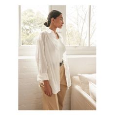 Description: New With Tags. This Embroidered Oversized Shirt By Matteau Is An Update On Classic Shirting Featuring Intricate Linear Embroidery For An Elegant And Subtle Detail. Made From A Lightweight Cotton, This Shirt Features A Single Front Pocket, Back Yoke With A Wide Box Pleat And Curved Front And Back Hem. Style Yours As A Layering Piece Or Tucked In On Its Own For A Fresh Yet Refined Look. Material: 100% Cotton Color: White Linear Embroidery, White Hooded Sweatshirt, Cotton Poplin Shirt, White Rhinestone, Indian Cotton, Hem Style, Poplin Shirt, Silk Shirt, Embroidered Shirt