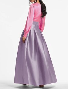 Elegant A-Line Evening Gown Party Dress Formal Wedding Guest Floor Length Long Sleeve V Neck Belt / Sash Satin with Pleats Elegant Purple Dress With Full Skirt, Floor-length Satin Skirt For Spring, Satin Floor-length Skirt For Spring, Silk Maxi Skirt For Wedding, Elegant Purple Wedding Skirt, Spring Floor-length Satin Skirt, Elegant Pleated V-neck Evening Dress, Purple Satin Skirt For Party, Purple Satin Bridesmaid Gown