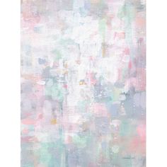 an abstract painting with pastel colors