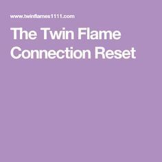 the twin flame connection rest is shown in this purple background with white text on it