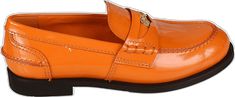 Orange Slip-on Loafers For Formal Occasions, Miu Miu, Shoes Flats, Loafers, Collage, Orange, Pins