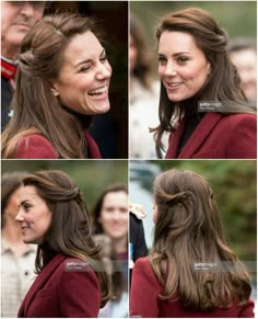 Princess Catherine Hair, Duchess Hairstyle, Kate Middleton Hairstyle, Royal Hairstyles, Kate Middleton Hair, Catherine Duchess Of Cambridge