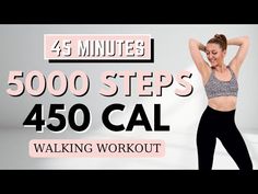 🔥5000 STEPS WALKING WORKOUT🔥WALKING EXERCISE FOR WEIGHT LOSS🔥KNEE FRIENDLY🔥NO JUMPING🔥FAT BURNING🔥 - YouTube Walking Cardio, Low Impact Cardio Workout, Fast Walking, Tabata Workout, Cardio Abs, Walking Plan, Walking Workout, Fat Burning Cardio