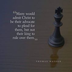 a chess piece sitting on top of a table next to a quote from thomas watton