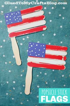 popsicle stick american flag crafts for kids