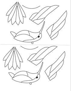 the step - by - step instructions for how to make an origami bird