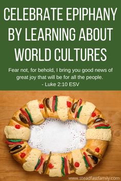 a poster with the words celebrate epiphany by learning about world cultures