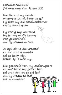 a poem written in german with children and an origami plane flying above it