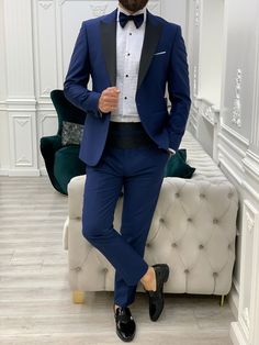 Mens Groom Suit, Slim Fit Groom Suit, Reception Suits, Shawl Collar Tuxedo, Navy Blue Tuxedos, Navy Tuxedos, Slim Fit Suit Men, Pants Gift, Blue Shawl