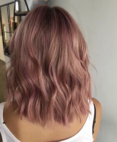 Peachy Highlights Brown Hair, Dust Rose Hair Color, Rose Gold Dark Blonde, Rose Pink Highlights Dark Hair, Natural Looking Pink Hair, Ashy Rose Brown Hair, Rose Light Brown Hair, Desert Rose Hair Color, Hair Color Ideas Fall 2023