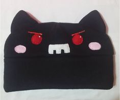 Tac Nayn Beanie is stretchy, made with soft fleece, with a face sewn on. Choose either adult size or kid size beanie Adult size - 22" head circumference Kid size - 20" head circumference Black Cat Beanie, Tac Nayn, Halloween Beanie, Halloween Hat, Cat Beanie, Nyan Cat, Beanie Black, Halloween Hats, Gifts For