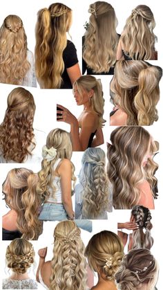 Hair For Party, Concert Hairstyles, Rave Hair, Red Hair Inspo, Easy Hairstyles For Thick Hair, Hair Inspiration Long, Hair Tint, Beach Hairstyles For Long Hair