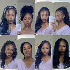 Hair Quince, Hairstyles With Crown, Quince Hairstyles With Crown, Hairstyles Bun, Box Braids Hairstyles For Black Women, Braids Hairstyles Pictures, Cute Box Braids Hairstyles, Quince Hairstyles, Pelo Afro