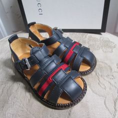 Brand New With Box Very Stylish And Comfortable Feel Free To Ask Questions Authentic Gucci Blue Leather Sandals, Blue Leather Gucci Sandals, Gucci Red Round Toe Sandals, Blue Gucci Leather Sandals, Gucci Leather Closed Toe Sandals, Blue Open Toe Gucci Sandals, Blue Leather Sandals, Shoes Gucci, Sandals Flip Flops